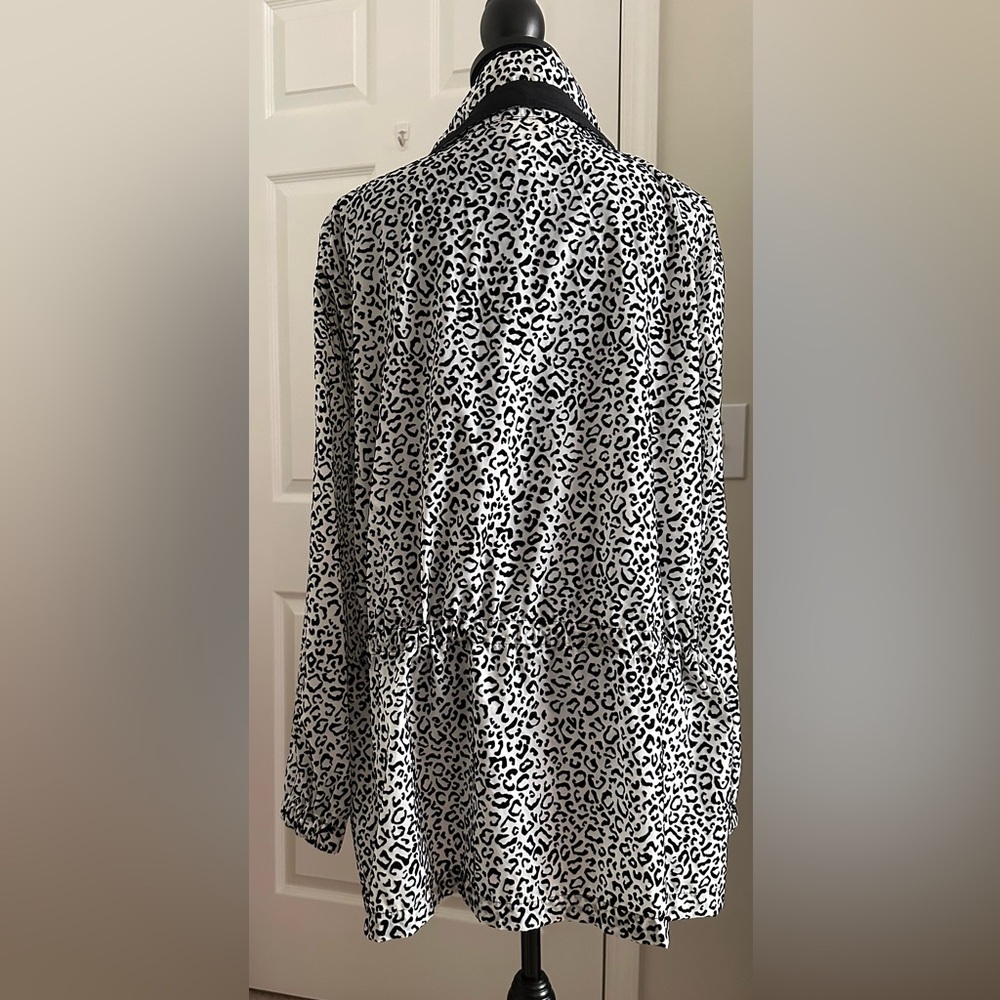 Ruby Rd. Leopard Print Women's Jacket - Picture 3 of 4